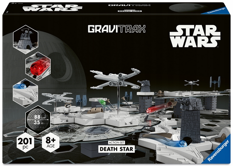 Ravensburger 238606 GraviTrax Star Wars: Hviezda smrti Štartovacia sada